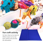 Jtnohx Color Felt, 1 Square Yard Felt Fabric, 1.4mm Thickness Flexible Craft - Image 7