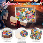 8 Pack Diamond Art Coasters, Wildflowers Diamond Painting Coasters Kits | - Image 6