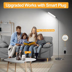 marctronic Grey LED Floor Lamp, 18W 1800LM Bright Floor Lamps - Image 7