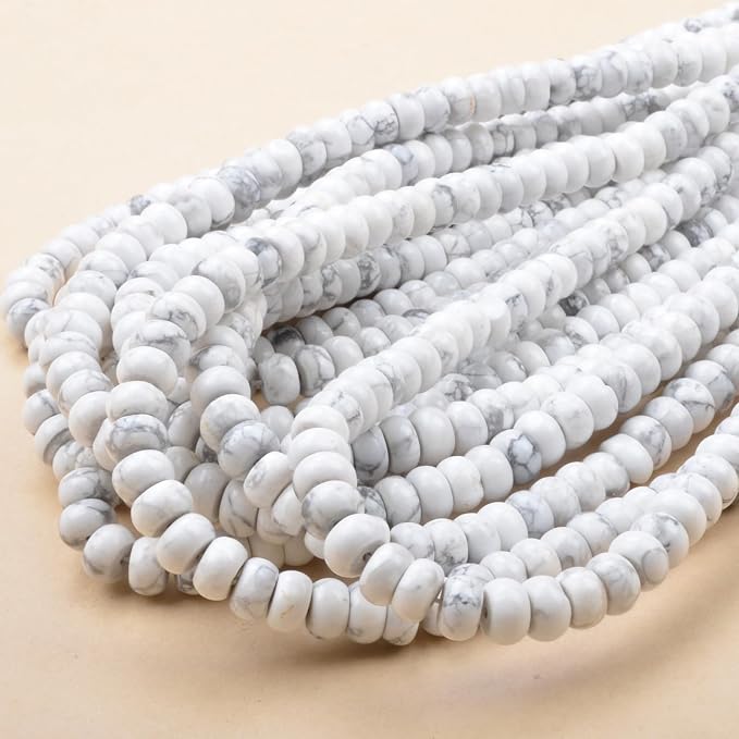 ICAI Beads 5x8mm Natural Rondelle Spacer Loose Beads - Image 6