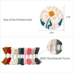 Myfelicity Punch Needle Kit, 6-Piece Set-Punch Needle Coaster Kit, - Image 3