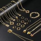 Ecoofor Gold Necklace Chains for Jewelry Making, 62.3 Feet 8 Rolls Jewelry - Image 5