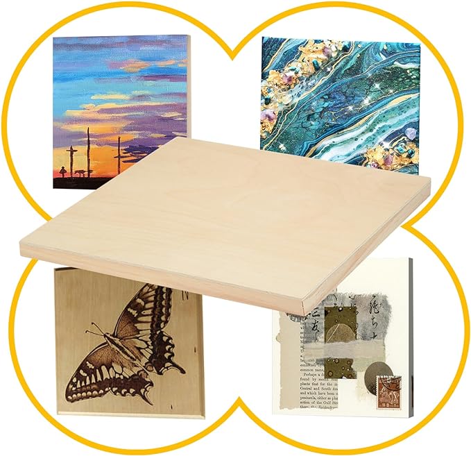 Falling in Art 2 Pack 11x14'' Unfinished Gallery Birch Wood Canvas Panels | 1 - Image 3