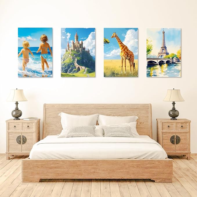 ESRICH Canvases for Painting 8x10, 160 Pack Canvas Boards for Painting Cotton - Image 6