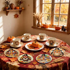LWZAYS 8 Pcs Turkey Diamond Art Coasters Kit - Image 3