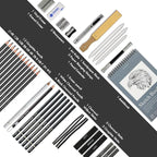 Brusarth 42 Pack Drawing Set Sketching Kit, Pro Art Sketch Supplies - Image 2