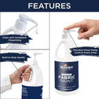BLUEBIRD Fabric Paint, 67.6 Fl Oz, Permanent Fabric Paints - Image 4