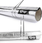 Wire Heat Shield Sleeve Aluminized Heat Shroud Heat Sleeving Fuel Line 2.2" - Image 5