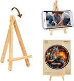 KAAYEE Wooden Puzzles for Adults, 3D Visual Effect Dragon Family Night Reading - Image 5