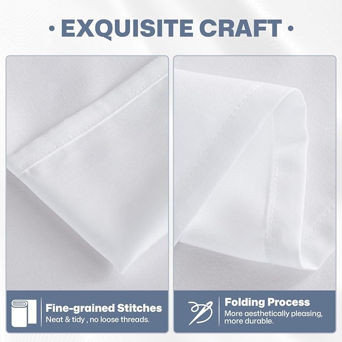 Lavisun Twin Flat Sheets Only 2 Pack, Hotel Quality Twin Flat Sheets Only - Image 5
