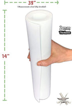 Shape Retention EVA Cosplay Foam 2mm 14x39 inch White or Black High Density EVA - Image 4