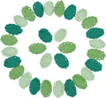 FINGERINSPIRE 30PCS Small Crochet Leaves Handmade Green Leaf Embellishments 3 by FINGERINSPIRE