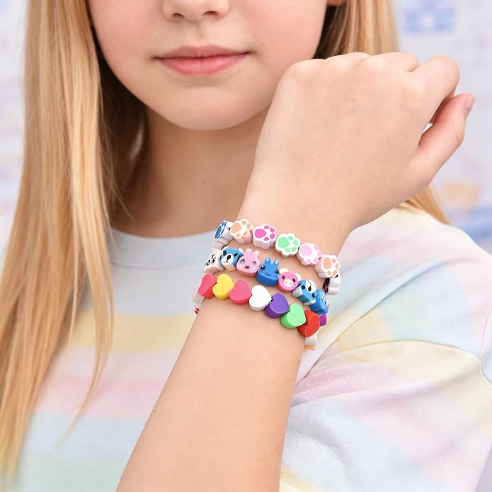 Friendship Bracelets for Girls, 10-Piece Cute Preppy Beaded Bracelet Set for - Image 3
