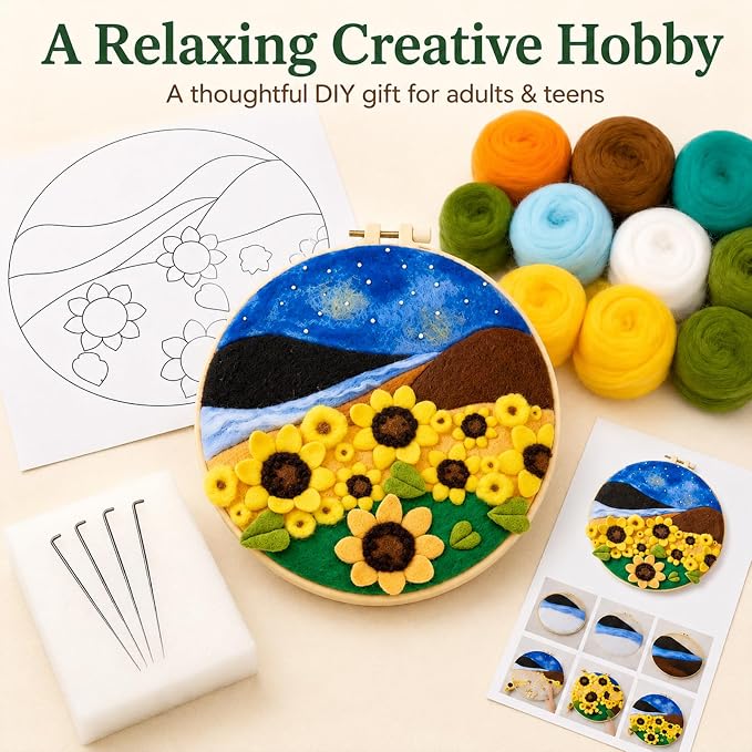 MZSMYKCH Wool Felting kit - Image 7