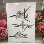 TIAMECH A4 Reusable Ballet Girls Stencil - Image 5