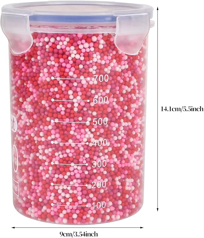 CCINEE 80000 Pieces Foam Balls Slime Supplies Colorful Foam Beads 2-3mm - Image 2