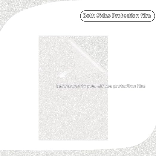 2 Pack 8'' x 12'' Glitter Silver Acrylic Sheet, 3mm Thick Acrylic Plexiglass - Image 3