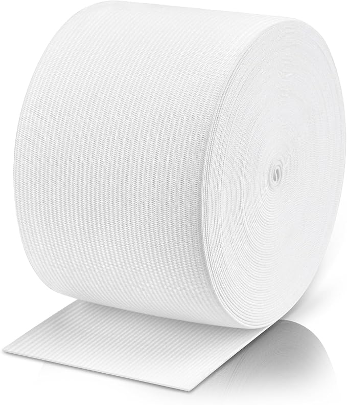 Airisoer 3 Inch Elastic Band for Sewing, 12 Yard High Elasticity Sewing Elastic by Airisoer