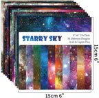 Origami Paper Kit 100 Sheets 70GSM 6 Inch Square Double Sided Color 100 Vivid - Image 3