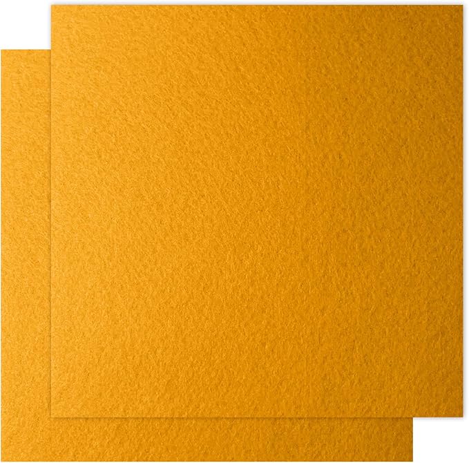 12" x 12" Felt Fabric Sheets for Crafts, Squares Felt Fabric Sheets, 1mm Thick by Unknown