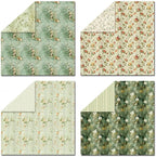 Scrapbook Paper & Scrapbooking Supplies, Vintage Green 6x6 Double-Sided - Image 4
