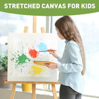 FUMILE Stretched Canvas for Painting 12x12, 12 Pack Square Canvases for - Image 6