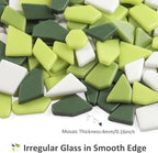 Youway Style Green Glass Mosaic Tiles - Image 4