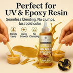 Metallic 24K Gold Epoxy Resin Pigment Paste XL – Opaque Epoxy Dye & High - Image 3