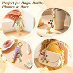 Ecoofor 613 PCS Charms Lip Gloss Keychain Making Kit, Bag Charm Kit - Image 7