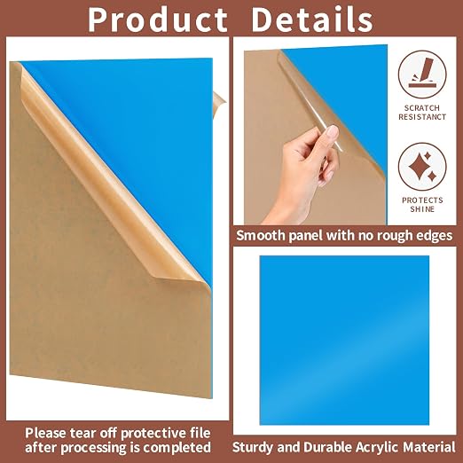 1/8 Thick 12 x 12 inch Acrylic Sheets - Image 4