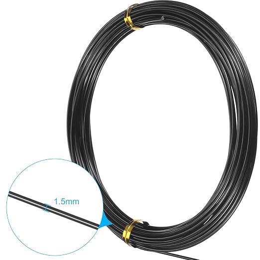 TecUnite Aluminum Craft Wire for Sculpting Armature Bendable Craft Wire for DIY - Image 2