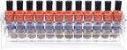 BTremary 3 Packs Clear Nail Polish Organizer Holder Shelf Rack, Acrylic Display - Image 3