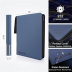Foluck 9 Pocket Top Loader Binder, Holds 252 Toploaders, Side-Loading Trading - Image 2