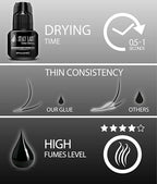 STACY LASH Extra Strong Lash Extension Glue / 0.5-1 Sec Dry/Retention – 8 - Image 5