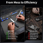 STREBITO Heat Resistant Silicone Soldering Mat up to 932°F, Silicone Work Mat - Image 4