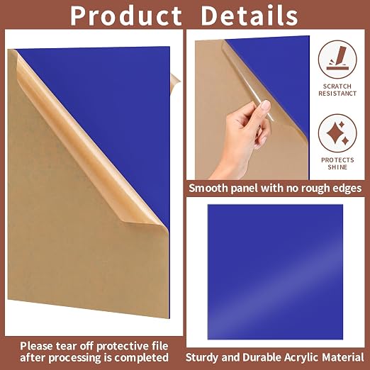 1/8 Thick 12 x 12 inch Acrylic Sheets - Image 4