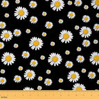 Erosebridal Flowers Upholstery Decor Daisy Soft Not Stretchy Decor Garden by Erosebridal