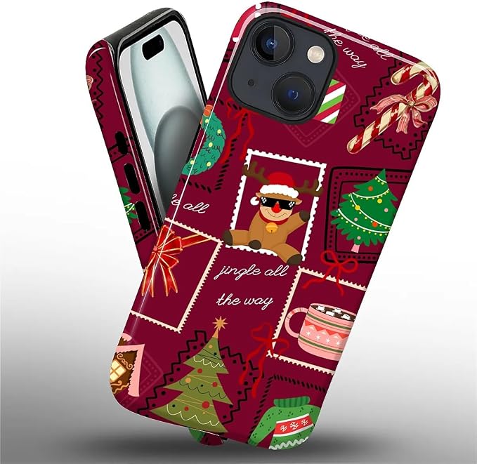 Case for iPhone 15, Scratch Resistant Hybrid Double Layer Hard Shell，Coquette - Image 4