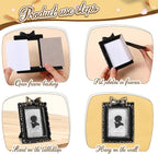 Vicenpal 3 Pcs Tiny Picture Ornate Frames 2.5 x 3.5 Inch Small Vintage Oval - Image 6