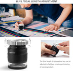 30X Loupe Magnifier, Adjustable Focal Length Magnifier, Foldable Jewelry - Image 5