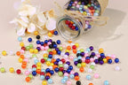 DUQGUHO Pearls for Bracelets 8mm Colorful Beads for Jewelry Making Fake Pearl - Image 3