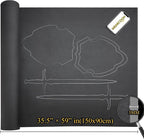 MEARCOOH EVA Foam Cosplay Black 3mm Thick Large 35.5" x 59" Sheet Premium High - Image 2