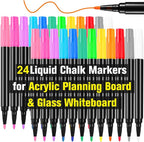 24 Liquid Chalk Markers 12 Colors by OORAII