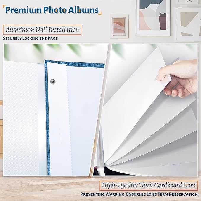 Artfeel Photo Album Self Adhesive Scrapbook, Large Photo Book - Image 4