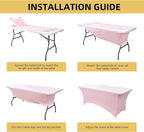 6-Pack 6ft Spandex Table Covers - Image 5