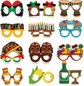 Pajean 36 Pcs Kwanzaa Party Favor Packs Decoration Kwanzaa Photo Props Paper by Pajean