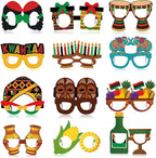 Pajean 36 Pcs Kwanzaa Party Favor Packs Decoration Kwanzaa Photo Props Paper by Pajean