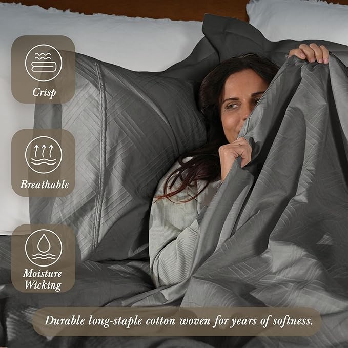 Threadmill Luxury 100% Cotton Full Bed-Sheets - Image 3