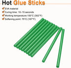 HARFINGTON 10pcs Hot Glue Sticks 0.43" Dia x 9.84" Long EVA Mini Hot Melt - Image 4