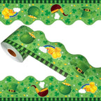 69 Feet St Patricks Day Bulletin Board Borders Lucky Shamrock Clover Rainbow by Unknown